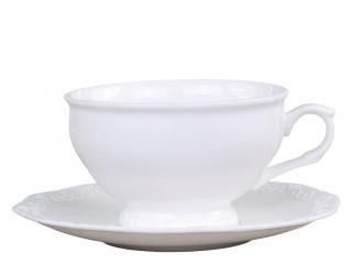 Šálek s podšálkem na čaj porcelán Provence 350ml