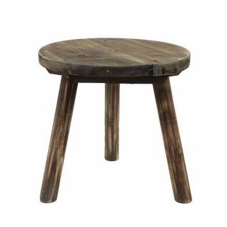 Stolička dřevěná kulatá