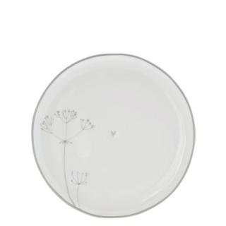 Talíř Dessert Plate Dry Flower Grey 19cm