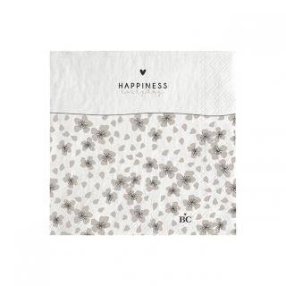 Ubrousky BC White/Happiness Everyday 20 pcs 12,5x12,5cm