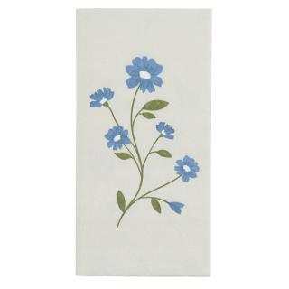 Ubrousky Flora modré květiny