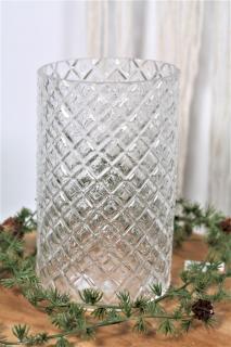 Váza Krasilnikoff skleněná 18cm