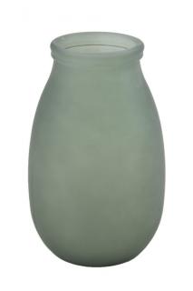 Váza MONTANA, 28cm|4,35L, zelená matná