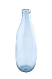 Váza MONTANA, 40cm|3,35L, sv. modrá - kropenatá