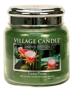 Village Candle Vonná svíčka ve skle - Cactus Flower, 16oz