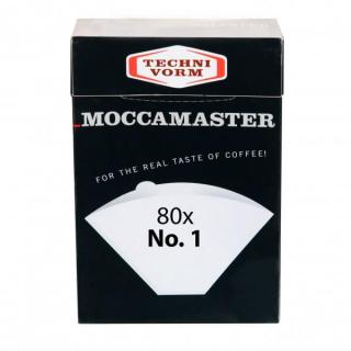 Moccamaster papírové filtry vel. 1 k One Cup (80 ks)