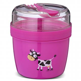 N'ice Cup™ lunch box Carl Oscar® růžová kravička