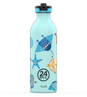 24Bottles dětská nerezová lahev Kids Bottle 500 ml Sea Friends