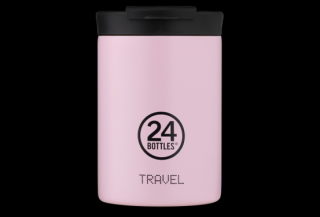 24Bottles nerezový termohrnek Travel Tumbler Candy Pink 350 ml
