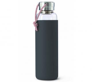 BLACK-BLUM - skleněná láhev na vodu šedá 600 ml