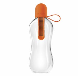 Bobble - filtrační lahev 0,55l se silikonovým víčkem Orange