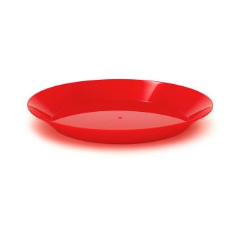 Kempingový plastový talíř Cascadian Plate červený