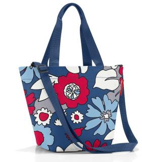 Reisenthel taška přes rameno shopper xs florist indigo