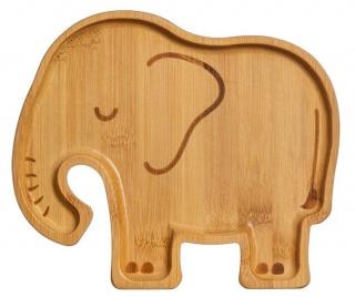 Sass & Belle bambusový talířek Woodland Elephant