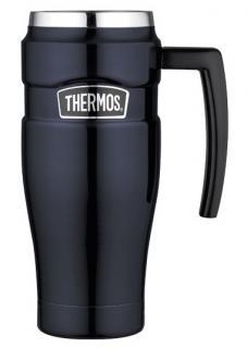 Thermos - nerezový termohrnek s madlem 470 ml modrý