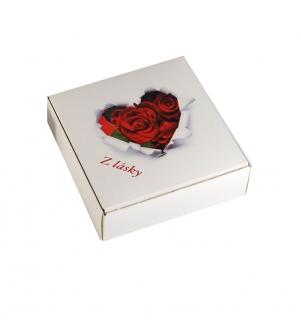 Papírová krabička - Puget růží