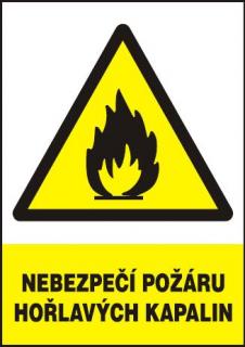 Nebezpečí požáru hořlavých kapalin