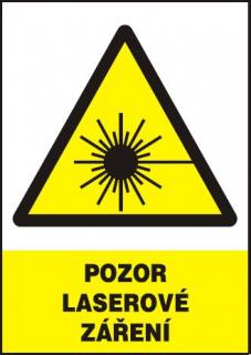 Pozor - laserové záření