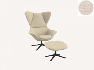 Stilo křeslo - potah látky PG1 Podnož: černá matná, látky pro Flexlux kat.1: látka Copparo 1460 Sandy Beige