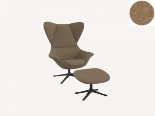Stilo křeslo - potah látky PG1 Podnož: černá matná, látky pro Flexlux kat.1: látka Firenze 0153 Honey Yellow