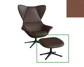 Stilo podnožka - potah kůže Podnož: černá matná, kůže pro Flexlux: kůže Omaha 0733 Oakbark Brown