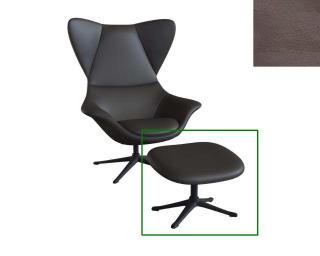 Stilo podnožka - potah kůže Podnož: černá matná, kůže pro Flexlux: kůže Savoy 0962 Dark Brown Amaretto