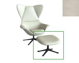 Stilo podnožka - potah kůže Podnož: černá matná, kůže pro Flexlux: kůže Savoy 0966 Off White