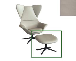 Stilo podnožka - potah kůže Podnož: černá matná, kůže pro Flexlux: kůže Savoy 0967 Light Grey