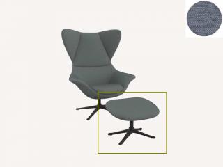 Stilo podnožka - potah látky PG1 Podnož: černá matná, látky pro Flexlux kat.1: látka Copparo 1468 Denim Blue