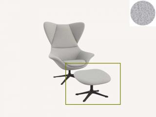 Stilo podnožka - potah látky PG1 Podnož: černá matná, látky pro Flexlux kat.1: látka Firenze 0150 Lunar Grey