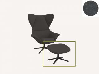 Stilo podnožka - potah látky PG1 Podnož: černá matná, látky pro Flexlux kat.1: látka Firenze 0151 Steel Grey