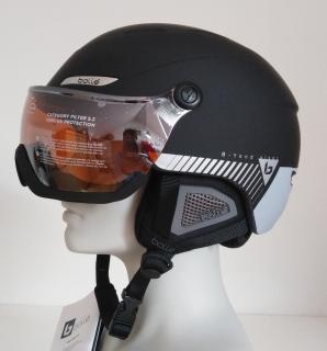 Bolle B-YOND VISOR smu black silver grey, lyžařská přilba 19/20 Velikost-eur: 54-58