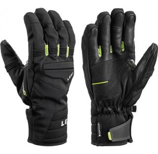 Leki PROGRESSIVE 7 S MF TOUCH black-lime, lyžařské rukavice 19/20 Velikost-eur: 9