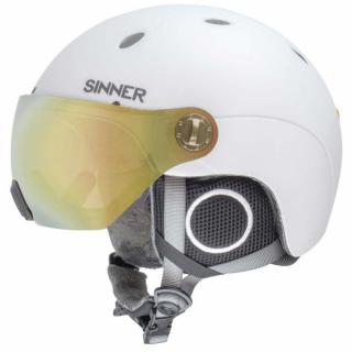 Sinner TITAN VISOR PHOTOCHROMIC matte white, lyžařská přilba Velikost-eur: L 59-60
