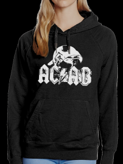 Dámská mikina - AC/DC (ACAB) Barvy: Černá, Velikost: L
