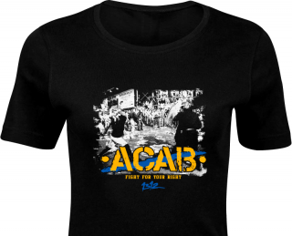 Dámské triko - ACAB FFYR 19 (D) Barvy: Černá, Velikost: XL