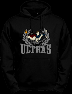 Mikina s kapucí - Ultras skupina Barvy: Černá, Velikost: XL