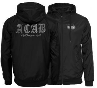 Podzimní zipová bunda ACAB (black) Velikost: XL