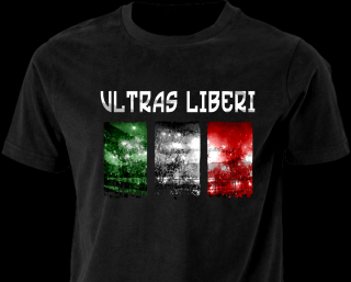 Tričko - Ultras liberi! (D) Barvy: Černá, Velikost: 4XL