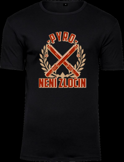 Triko - Pyro není zločin Barvy: Černá, Velikost: 4XL