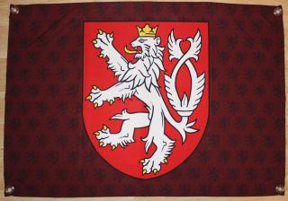 Vlajka - Český lev (znak)