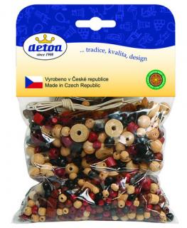 Detoa Perle hnědo přírodní mix, 100 g 0,5 - 2 cm