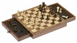 Magnetické šachy, logická hra - 25 x 25 cm