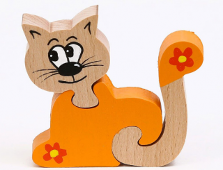 U Sýkorek Rozkládací kočička oranžová