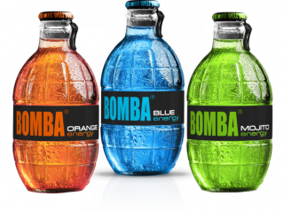 Energy Drink BOMBA mix 3ks příchut: mix 3ks blue,mojito,orange