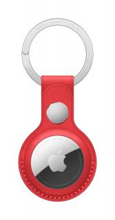Apple AirTag kožená klíčenka Red (červená)