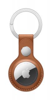 Apple AirTag kožená klíčenka Saddle Brown (sedlově hnědá)