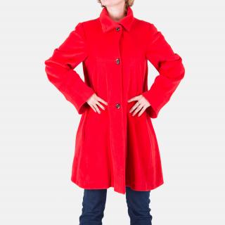Červený kabát Armani Collezioni Velikost oblečení: 46