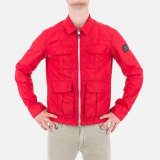 Elegantní pánská jarní bunda Armani Jeans červená Velikost oblečení: 46
