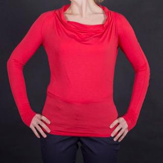 Elegantní tričko Armani červené Standardní velikosti: L
